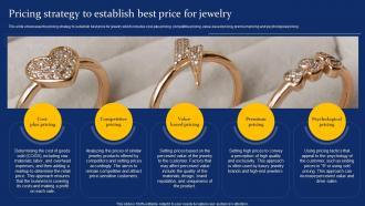 Pricing Strategy To Establish Best Price Costume Jewelry Business Plan BP SS