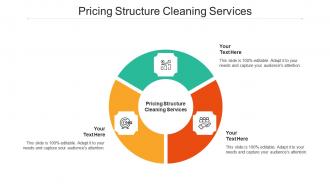 Pricing structure cleaning services ppt powerpoint presentation information cpb