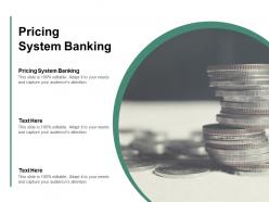 Pricing system banking ppt powerpoint presentation outline microsoft cpb
