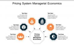 Pricing system managerial economics ppt powerpoint presentation inspiration good cpb