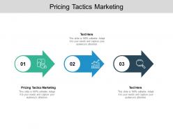 Pricing tactics marketing ppt powerpoint presentation graphics cpb