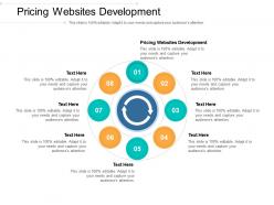 Pricing websites development ppt powerpoint presentation infographic template cpb