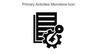 Primary Activities Monotone Icon In Powerpoint Pptx Png And Editable Eps Format