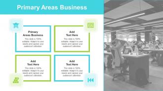 Primary Areas Business In Powerpoint And Google Slides Cpb