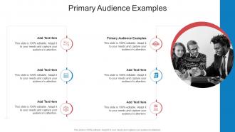 Primary Audience Examples In Powerpoint And Google Slides Cpb