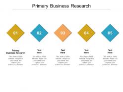 Primary business research ppt powerpoint presentation professional example cpb
