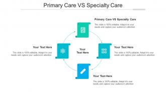Primary Care Vs Specialty Care Ppt Powerpoint Presentation Show Graphic Images Cpb