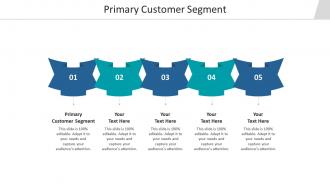 Primary customer segment ppt powerpoint presentation model inspiration cpb
