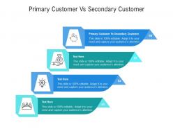 Primary customer vs secondary customer ppt powerpoint presentation show templates cpb