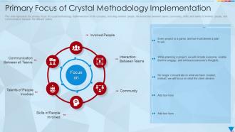Primary Focus Of Crystal Methodology Implementation Ppt Information
