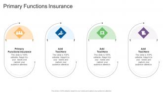 Primary Functions Insurance In Powerpoint And Google Slides Cpb