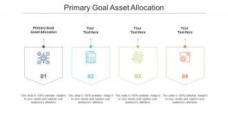 Primary goal asset allocation ppt powerpoint presentation professional backgrounds cpb