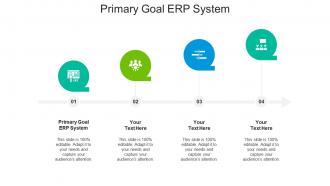 Primary goal erp system ppt powerpoint presentation slides infographics cpb
