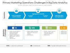 Primary Marketing Operations Challenges In Big Data Analytics