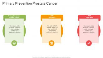 Primary Prevention Prostate Cancer In Powerpoint And Google Slides Cpb