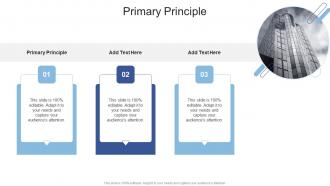 Primary Principle In Powerpoint And Google Slides Cpb