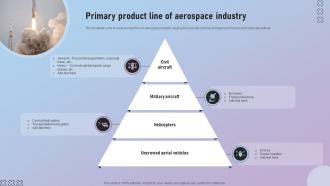 Primary Product Line Of Aerospace Industry