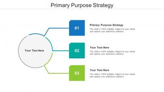 Primary purpose strategy ppt powerpoint presentation layouts pictures cpb