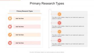 Primary Research Types In Powerpoint And Google Slides Cpb