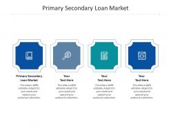 Primary secondary loan market ppt powerpoint presentation professional graphic tips cpb