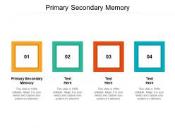 Primary secondary memory ppt powerpoint presentation styles background designs cpb