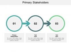 Primary stakeholders ppt powerpoint presentation file portrait cpb
