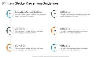 Primary Stroke Prevention Guidelines In Powerpoint And Google Slides Cpb