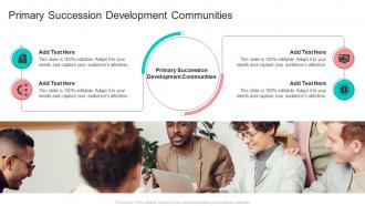 Primary Succession Development Communities In Powerpoint And Google Slides Cpb