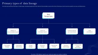 Primary Types Of Data Lineage Data Lineage Techniques IT
