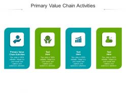 Primary value chain activities ppt powerpoint presentation ideas display cpb
