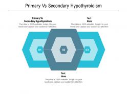 Primary vs secondary hypothyroidism ppt powerpoint presentation background cpb