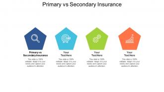 Primary vs secondary insurance ppt powerpoint presentation icon backgrounds cpb