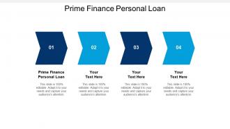 Prime finance personal loan ppt powerpoint presentation icon graphics design cpb