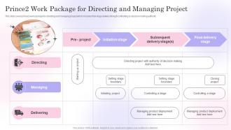 Prince2 Work Package For Directing And Managing Project