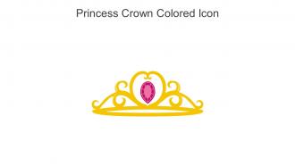 Princess Crown Colored Icon In Powerpoint Pptx Png And Editable Eps Format