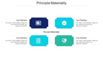 Principle Materiality Ppt Powerpoint Presentation Styles Structure Cpb