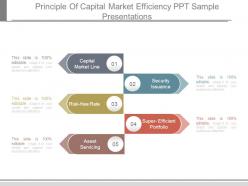 Principle Of Capital Market Efficiency Ppt Sample Presentations