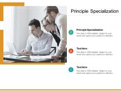 Principle specialization ppt powerpoint presentation professional outline cpb