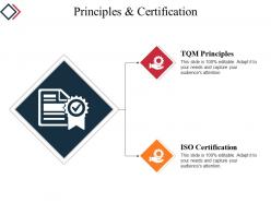 Principles and certification powerpoint slide background