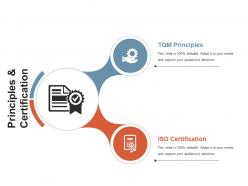 Principles And Certification Sample Of Ppt Presentation