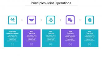 Principles Joint Operations Ppt Powerpoint Presentation Show Images Cpb