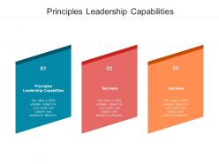Principles leadership capabilities ppt powerpoint presentation gallery slide cpb