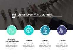 Principles lean manufacturing ppt powerpoint presentation portfolio cpb
