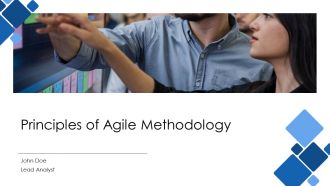 Principles Of Agile Methodology PPT Slides AT
