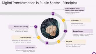 Principles Of Digital Transformation In Public Sector Training Ppt
