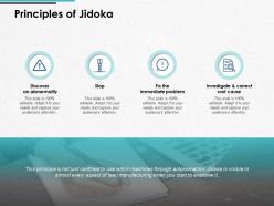 Principles of jidoka immediate problem ppt powerpoint presentation icon samples