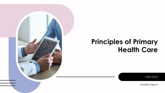 Principles Of Primary Health Care PPT Guidelines AT