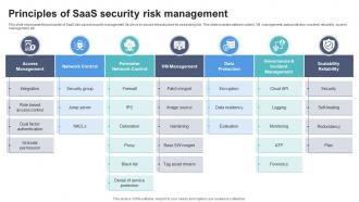 Principles Of SaaS Security Risk Management