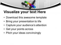 Principles of success in crossword powerpoint templates ppt themes and graphics 0213