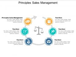 Principles sales management ppt powerpoint presentation slides slideshow cpb